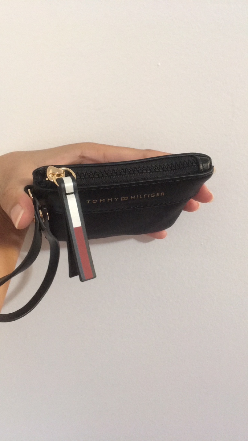 Tommy Hilfiger Mini Black Coin Purse Keychain Bag Charm - photo 4