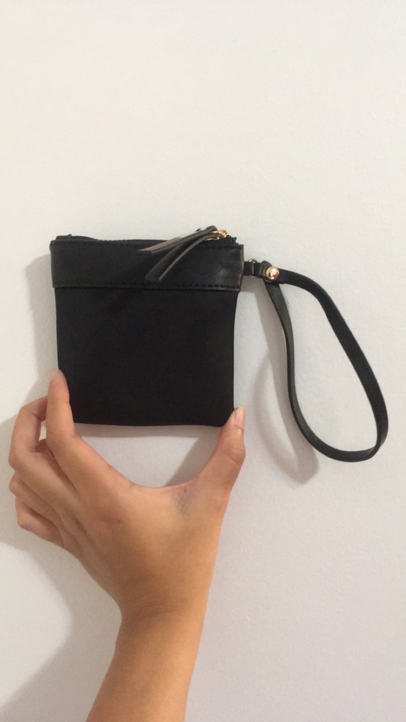 Tommy Hilfiger Mini Black Coin Purse Keychain Bag Charm - photo 3