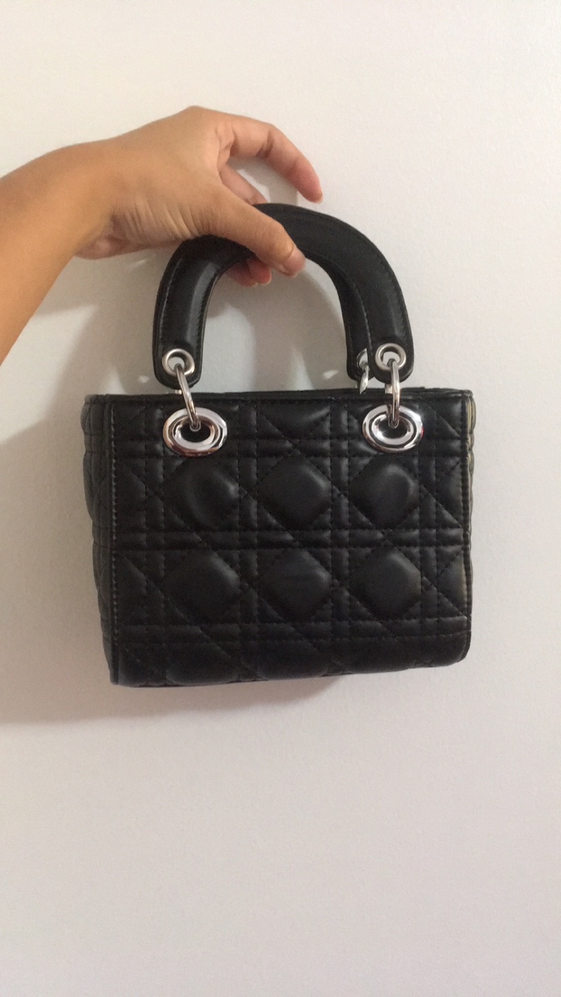 Black quilted handbag Purse - photo 2