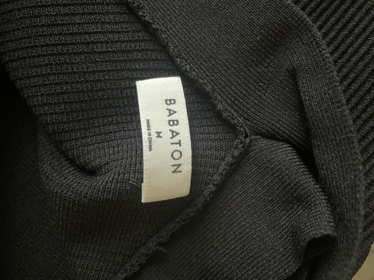 Babaton Black Criss-Cross Knit Top - photo 3
