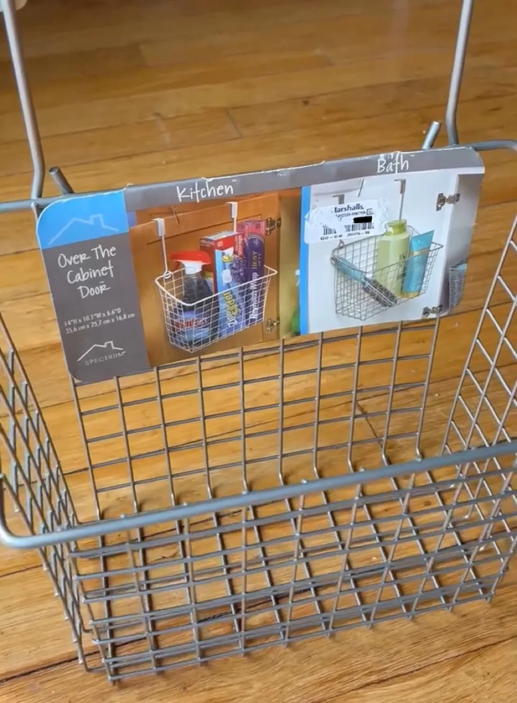 Over the Cabinet Door Storage Basket image indicator(4)