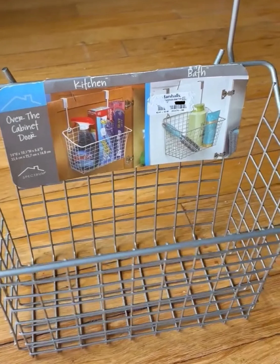 Over the Cabinet Door Storage Basket image indicator(2)