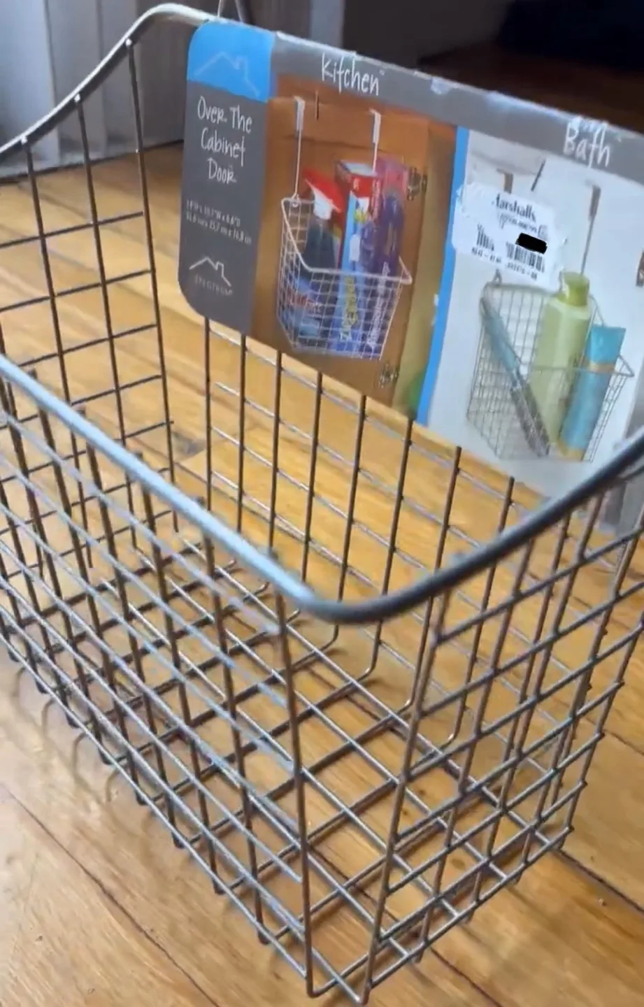 Over the Cabinet Door Storage Basket image indicator(3)