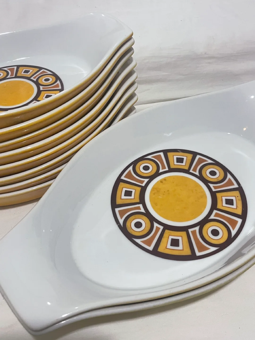 Vintage Imperial Sienna Ware Oven Proof Porcelain Dishes image indicator(3)