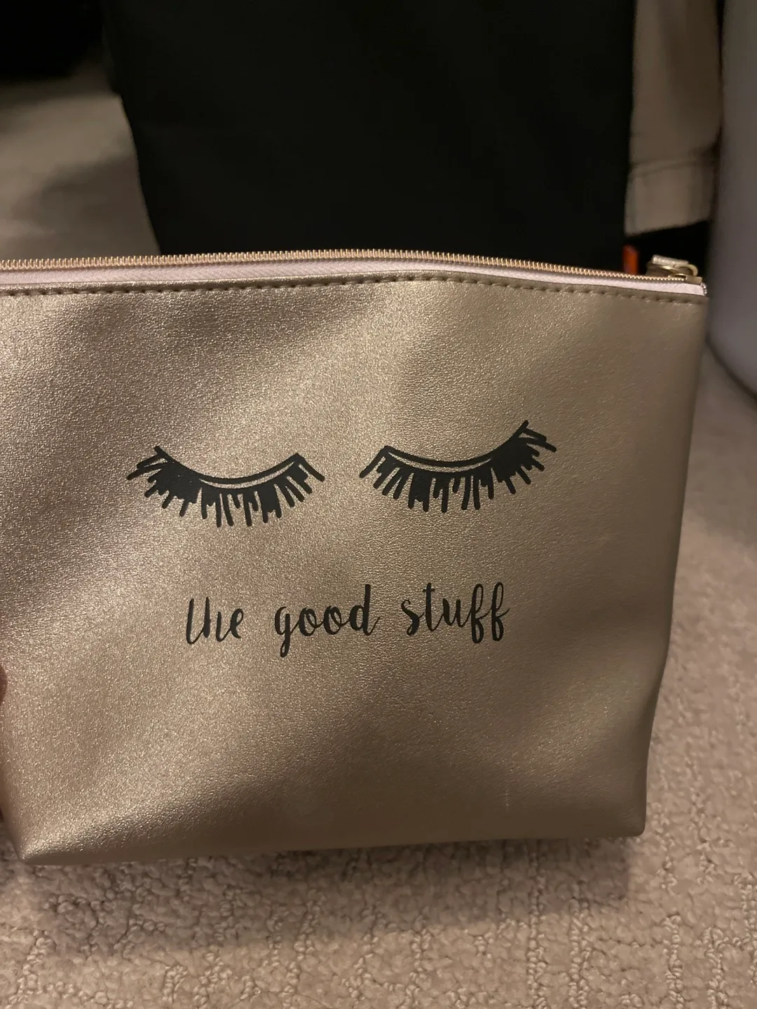 Gold Zip bag thumbnail