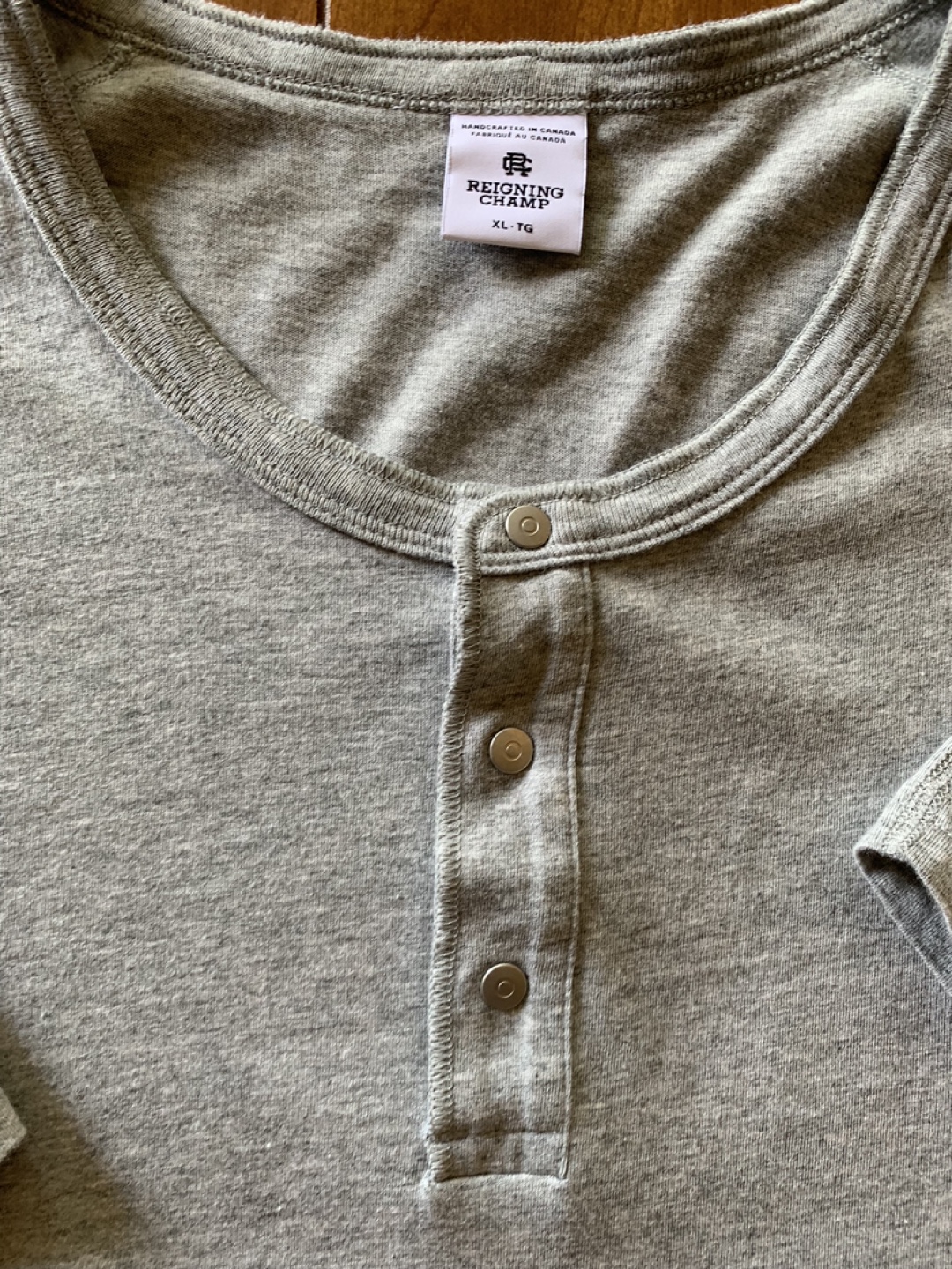 Reigning Champ Henley T-Shirt - photo 4