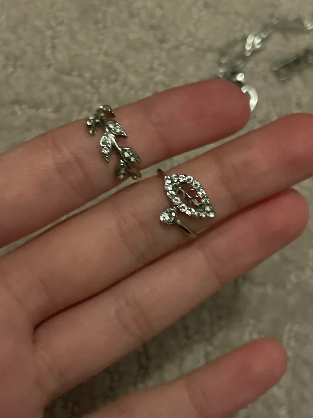 Two Leaf Knuckle rings thumbnail
