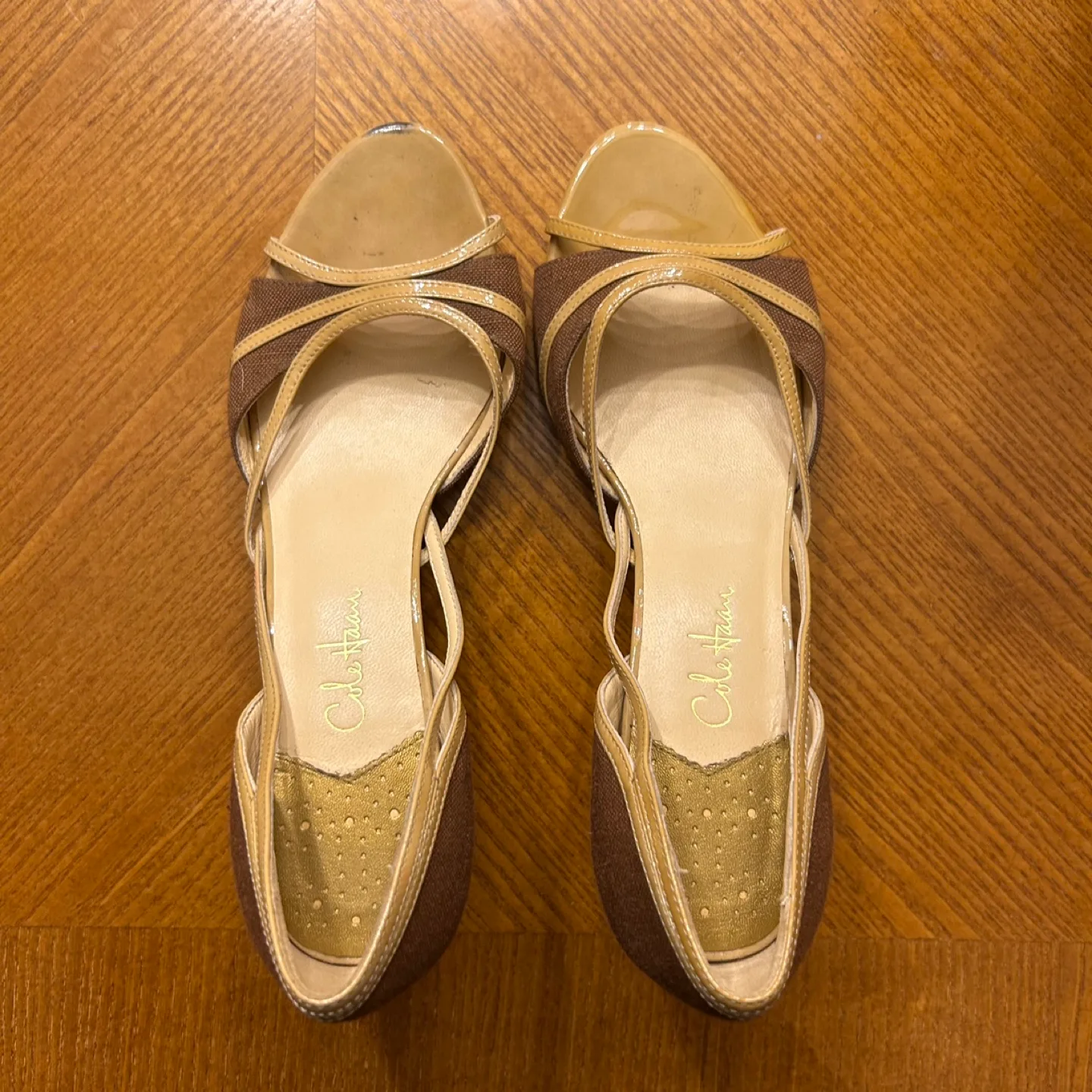 Brown and Tan Cole Haan Heels image indicator(2)