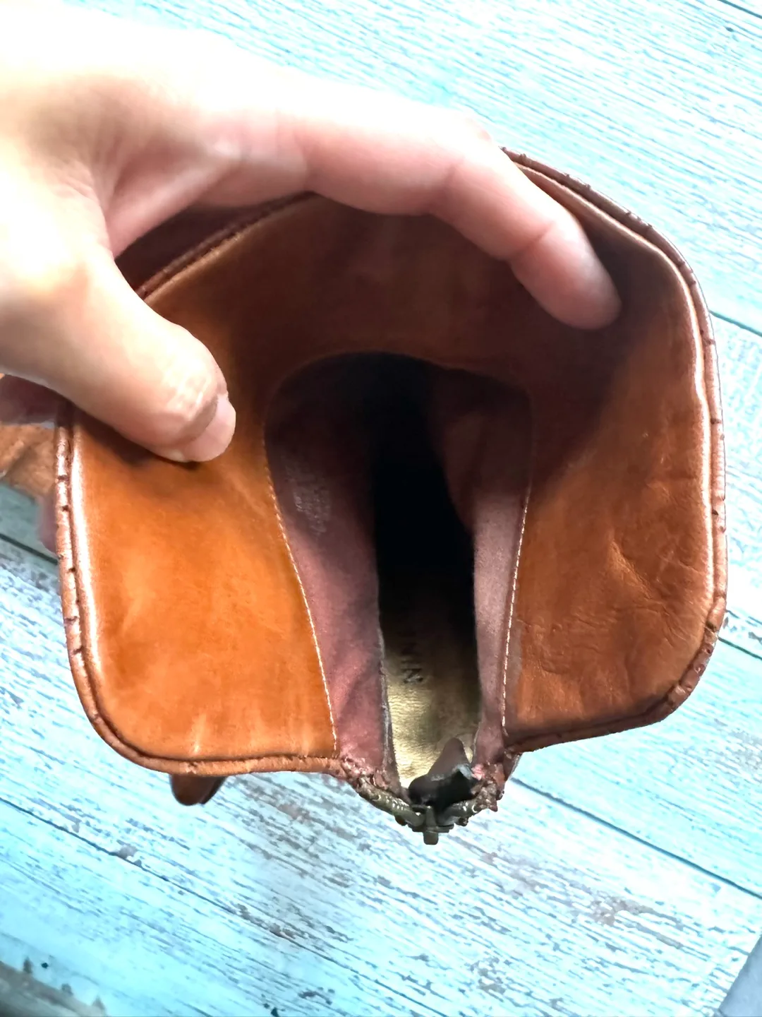 Nine West Brown Leather Boots image indicator(6)