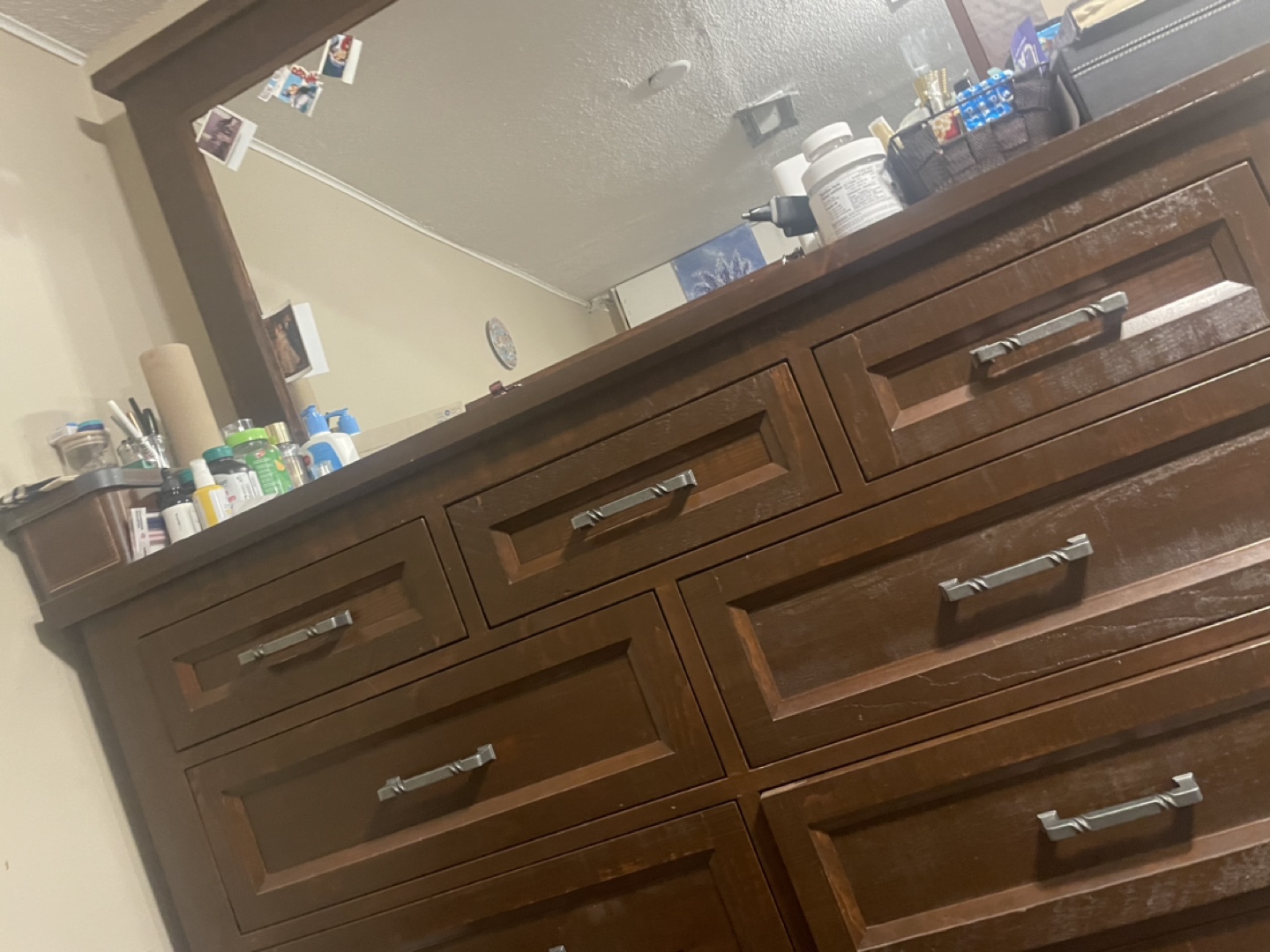 Large dresser with mirror - photo 5