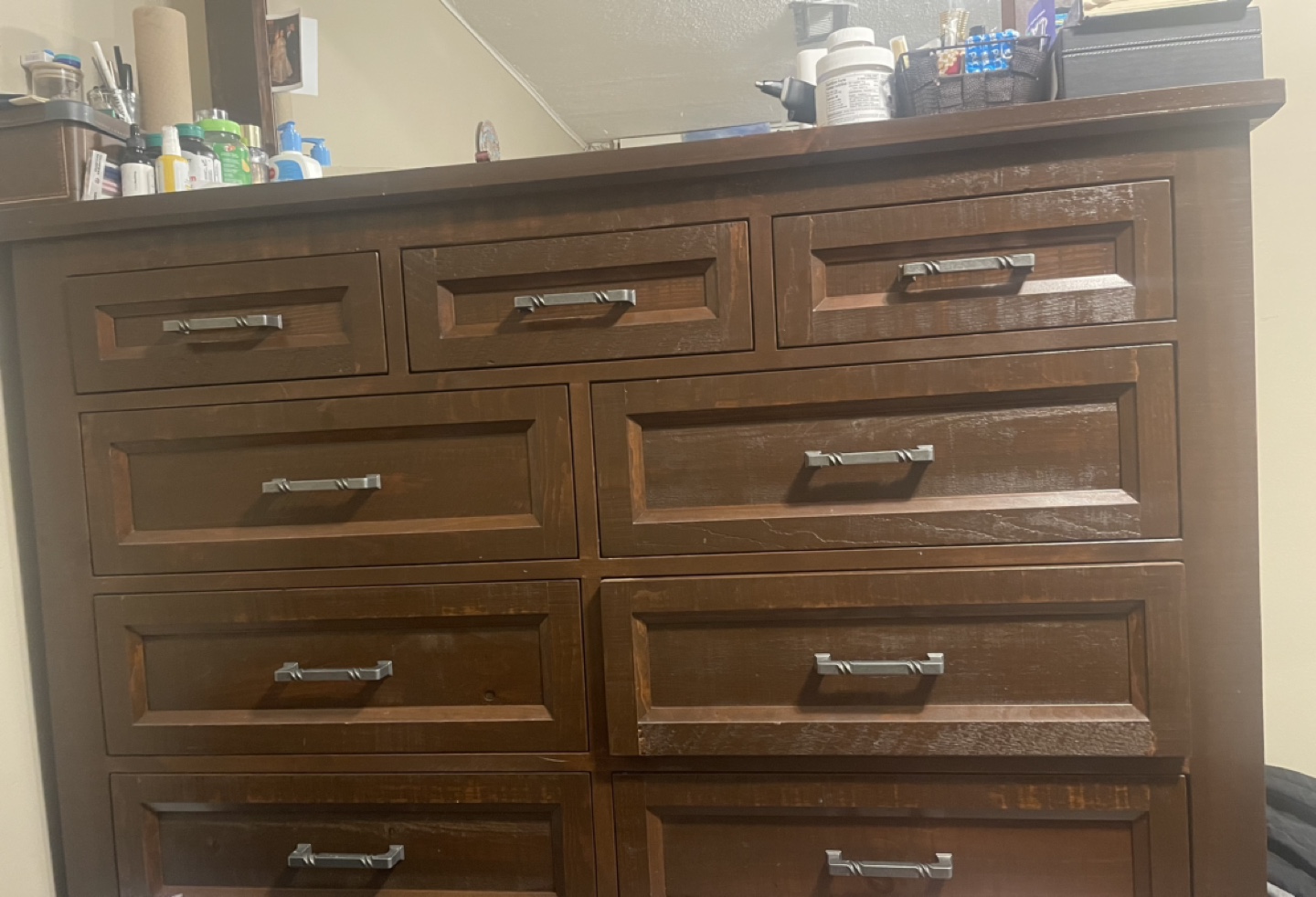 Large dresser with mirror - photo 3