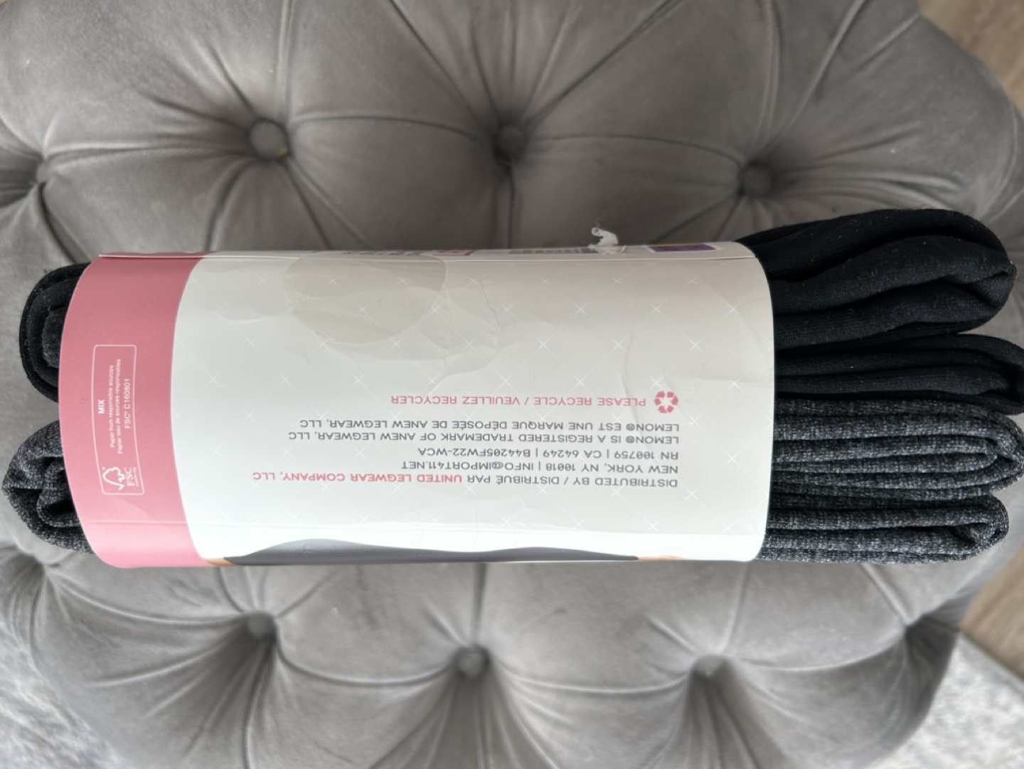 Lemon Fleece-Lined Leggings - Size M/M - photo 2