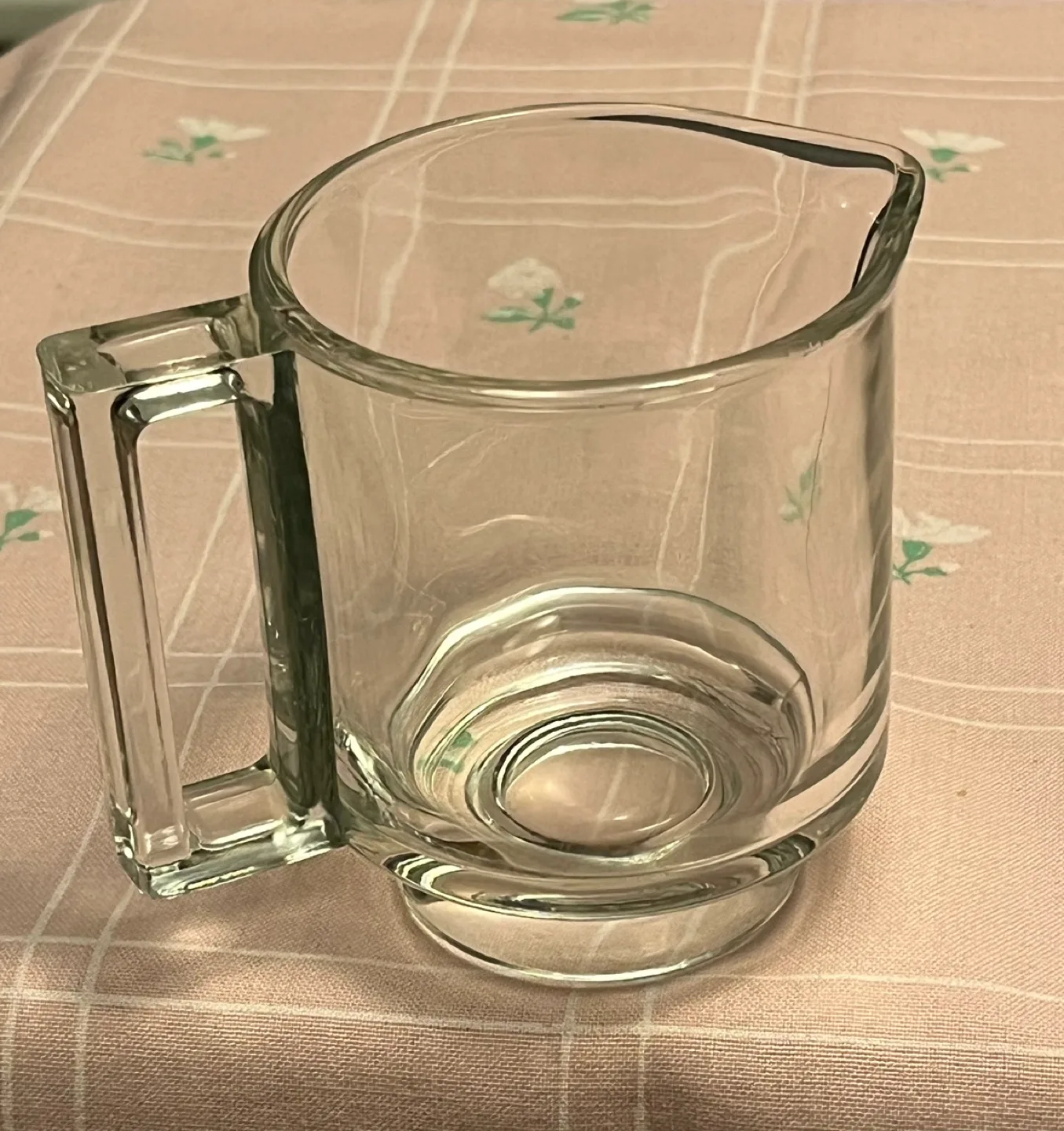 Vintage Glass Creamer Art Deco image indicator(2)