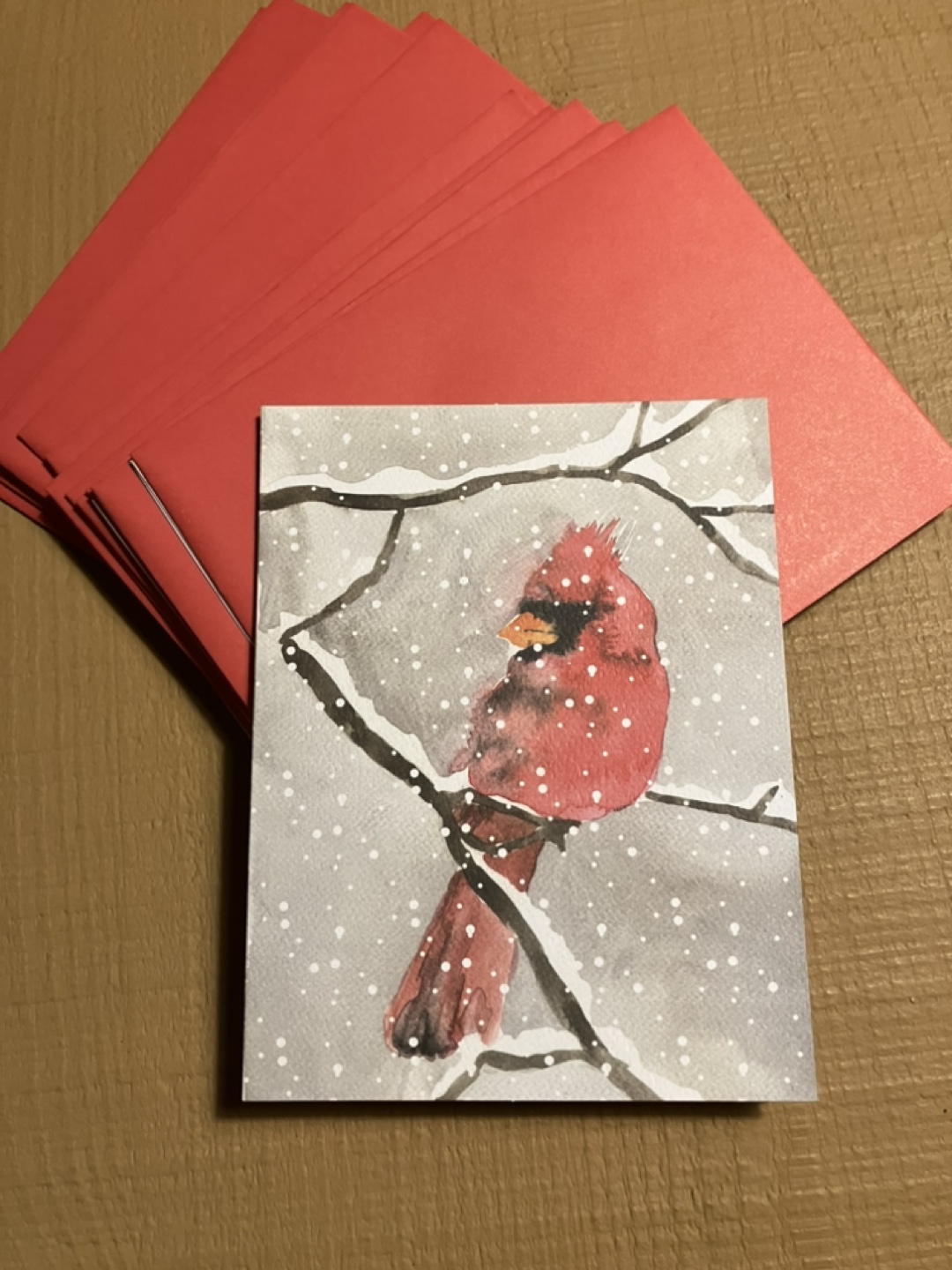 15 Christmas Cards & Envelopes