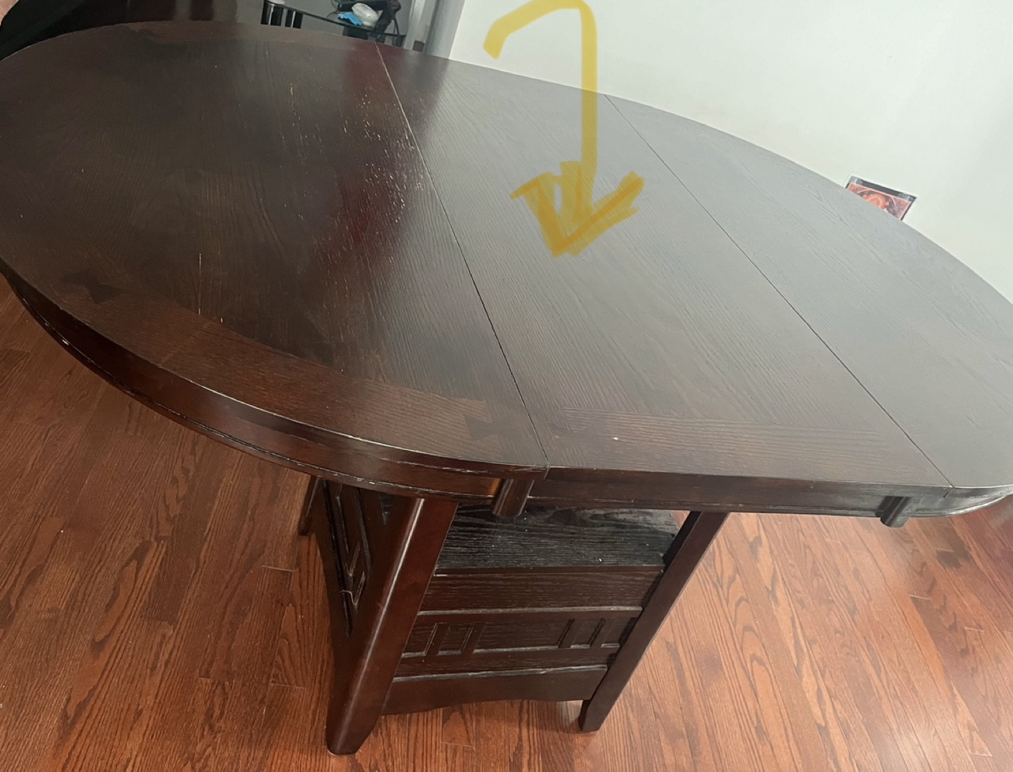 Convertible Solid Wooden table with 4 chairs - photo 2