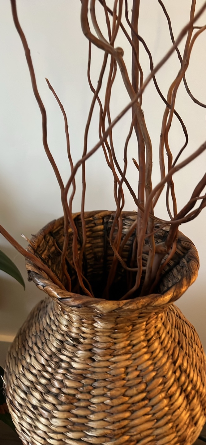 Tall Boho Wicker Vase - photo 3