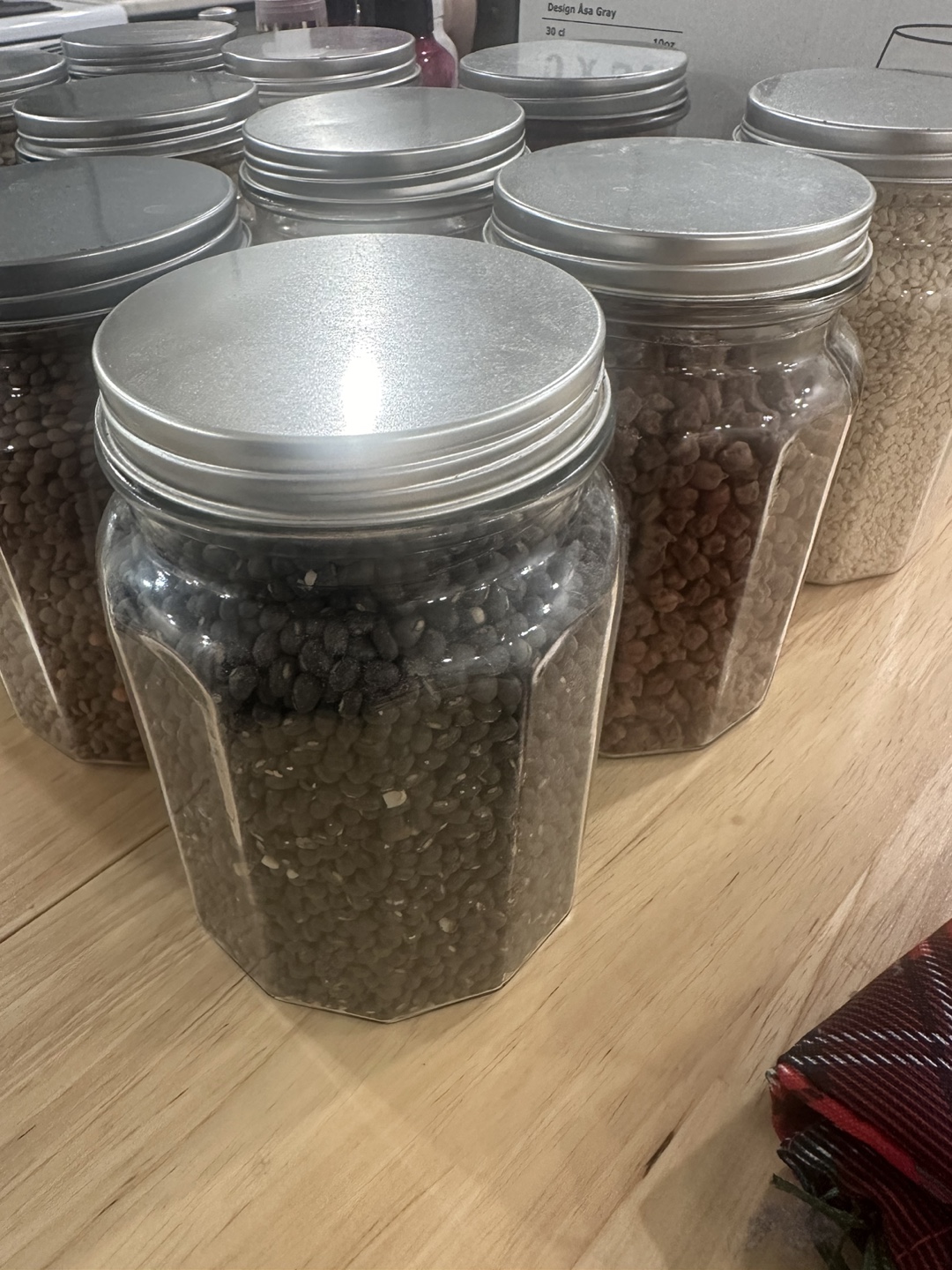 Glass Storage Jars with Lids