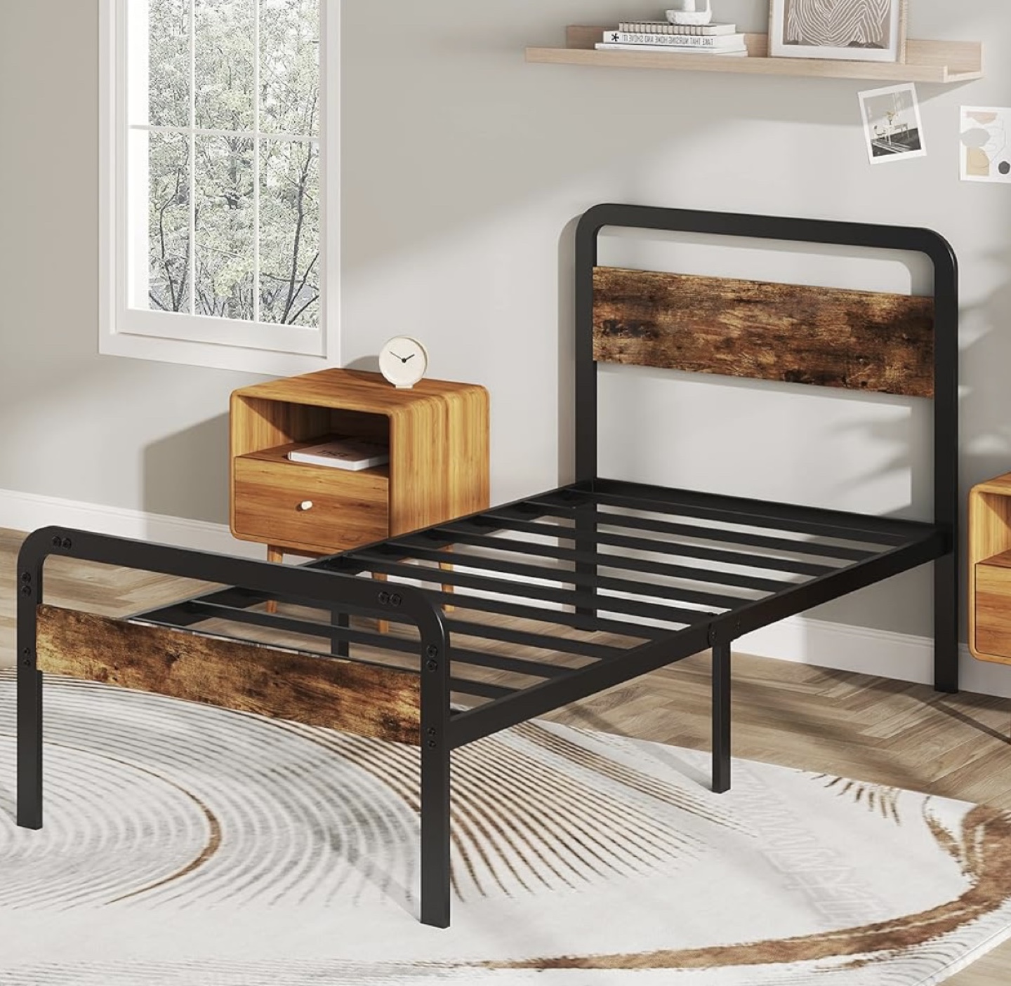 Twin Size Metal Bed Frame - photo 3