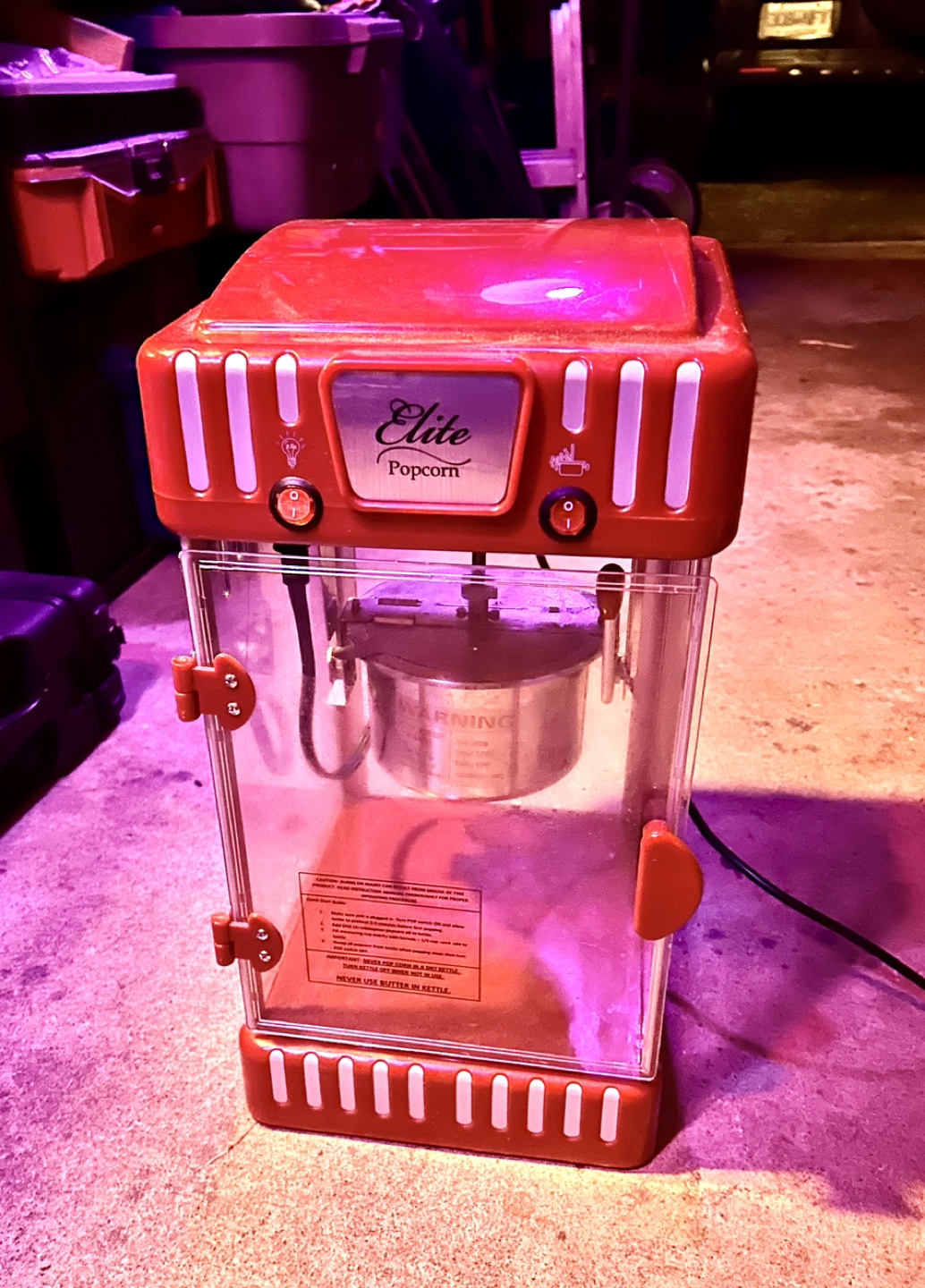 Elite Popcorn Maker