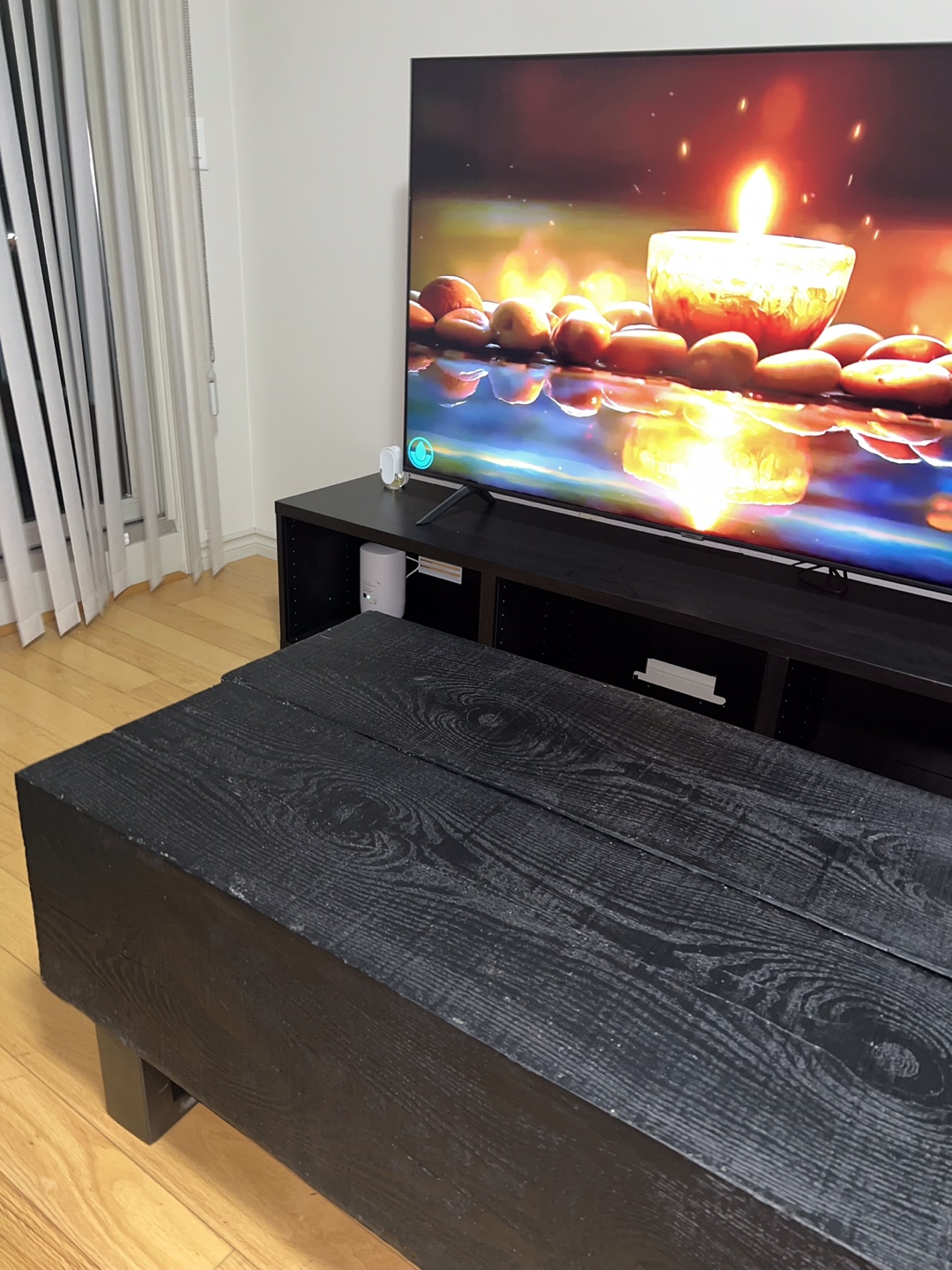 Black Wood Table - photo 2