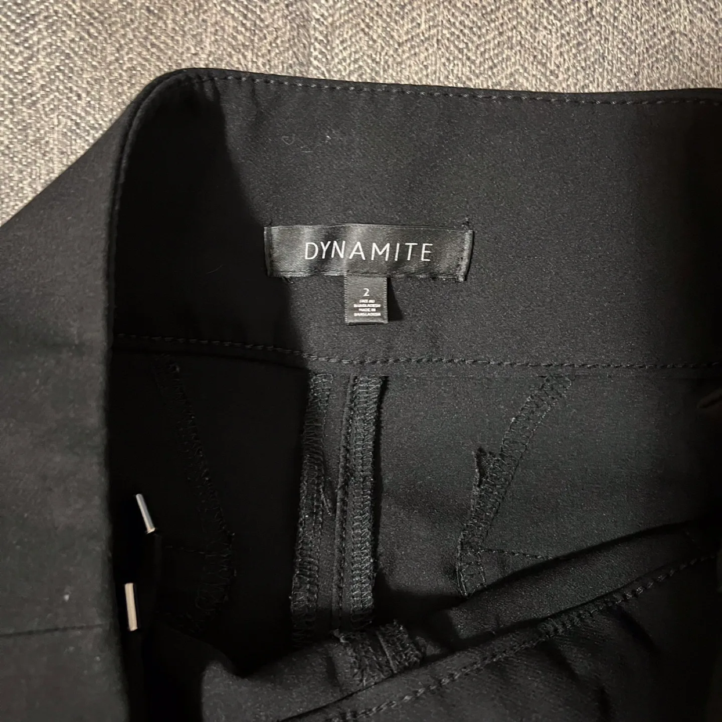 Black Lace-up Pants - Size 2 image indicator(4)