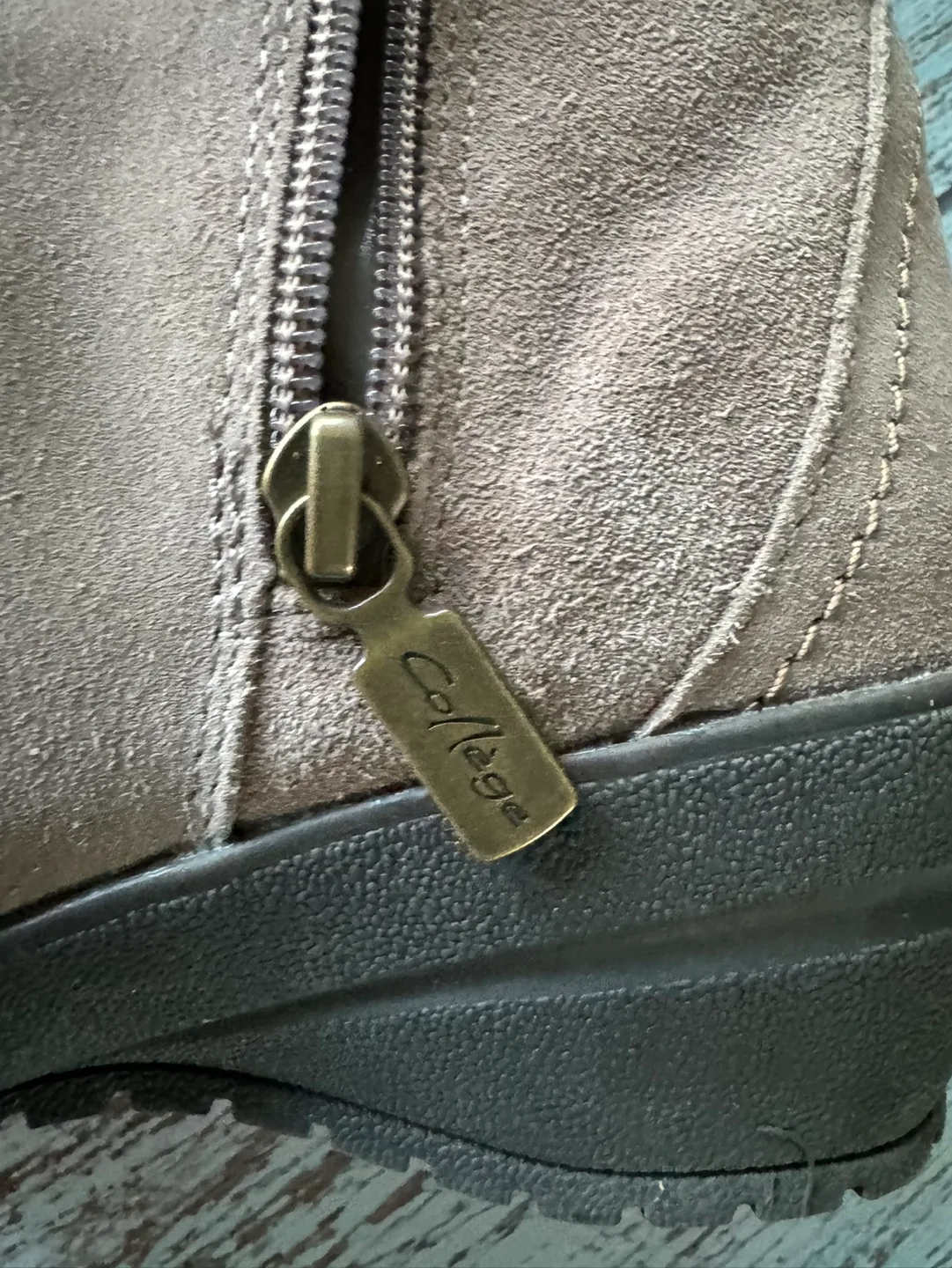 College Suede Wedge Boots image indicator(4)