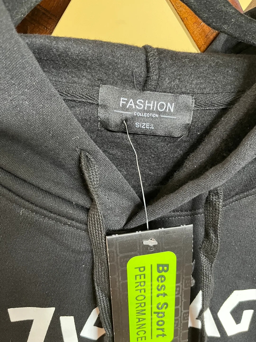 Black Zig-Zag Hoodie image indicator(4)