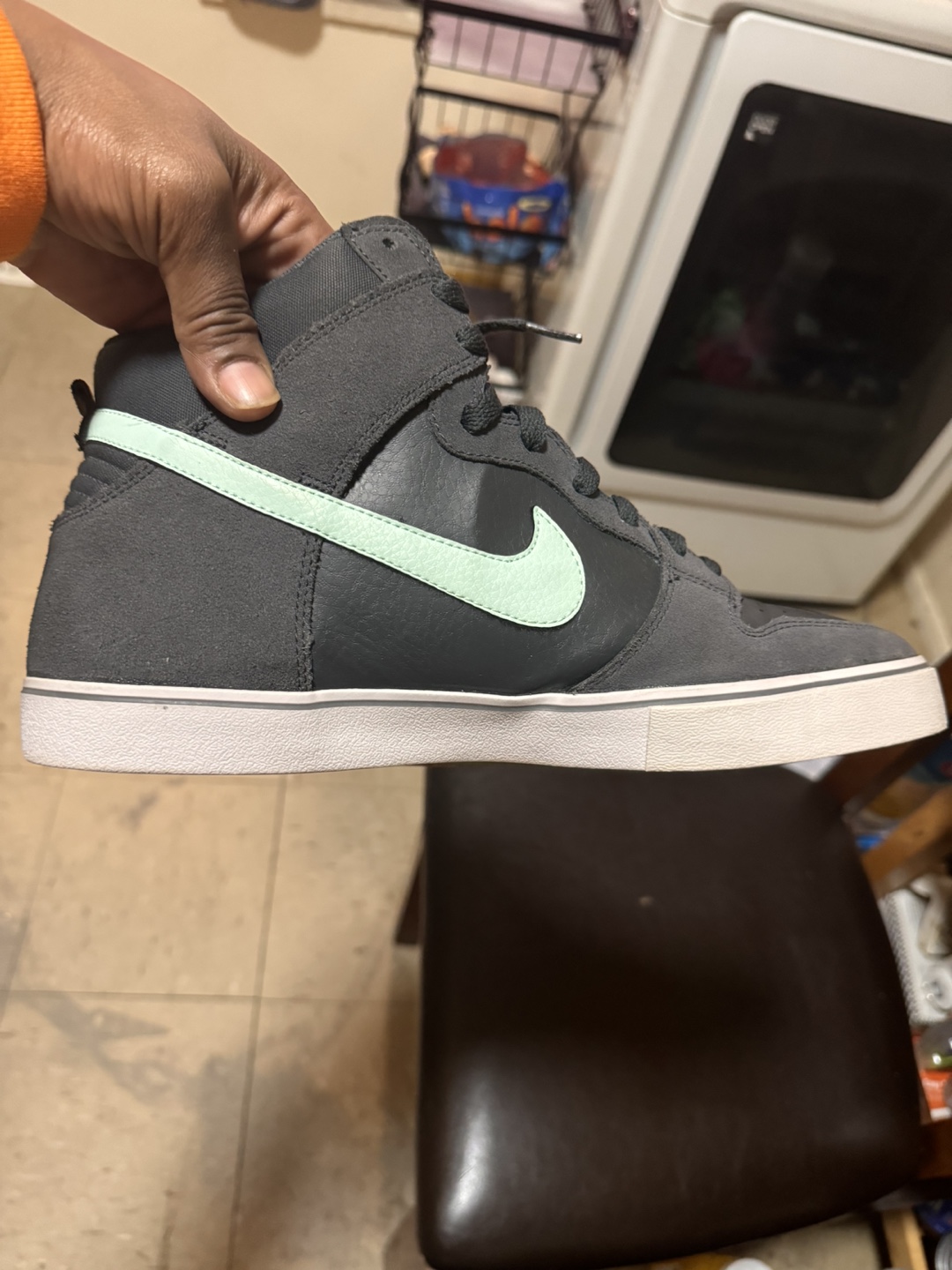 Nike Dunk High - Black / Mint Green size 13 - photo 4