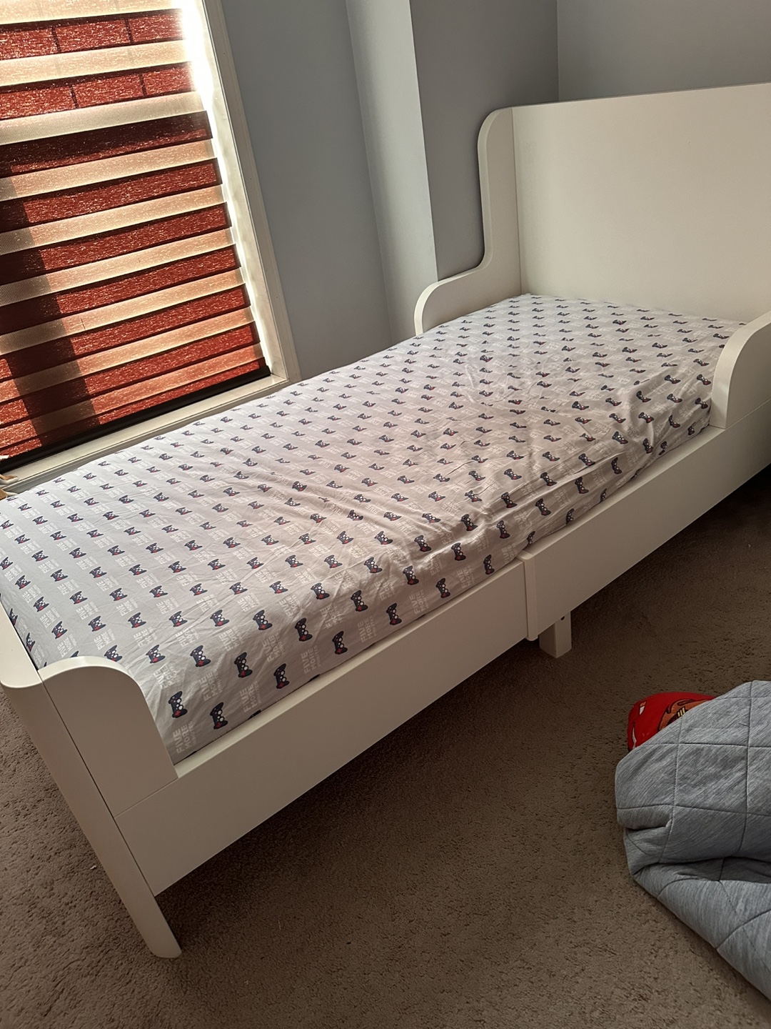 White Twin Bed Frame - photo 5