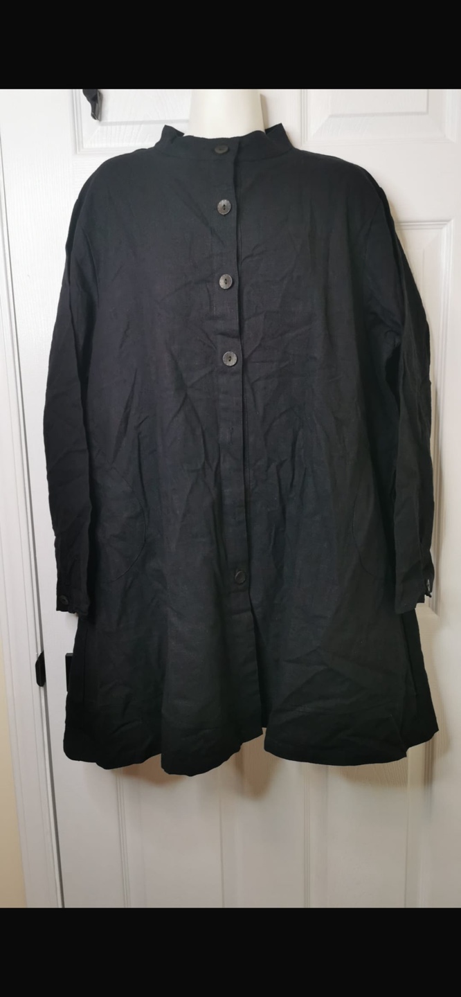 NEW! Mordenmiss Linen Cotton Button Jacket/Dress with Pockets - photo 5