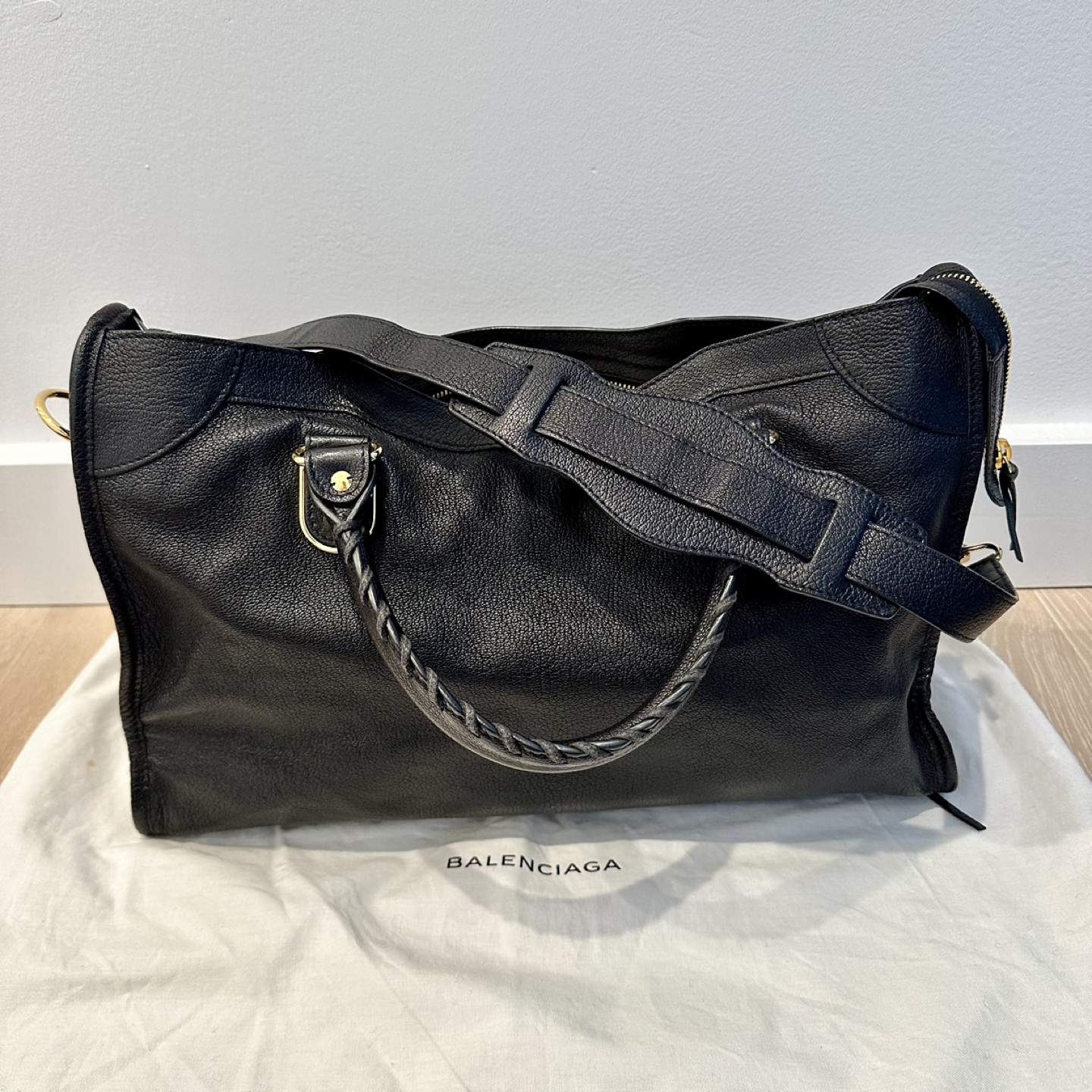 Authentic Balenciaga Metallic City Bag - photo 3