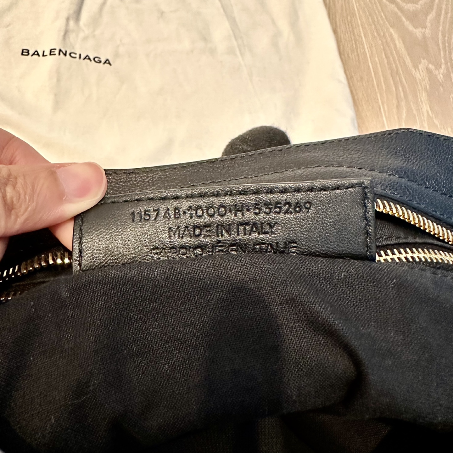 Authentic Balenciaga Metallic City Bag - photo 4
