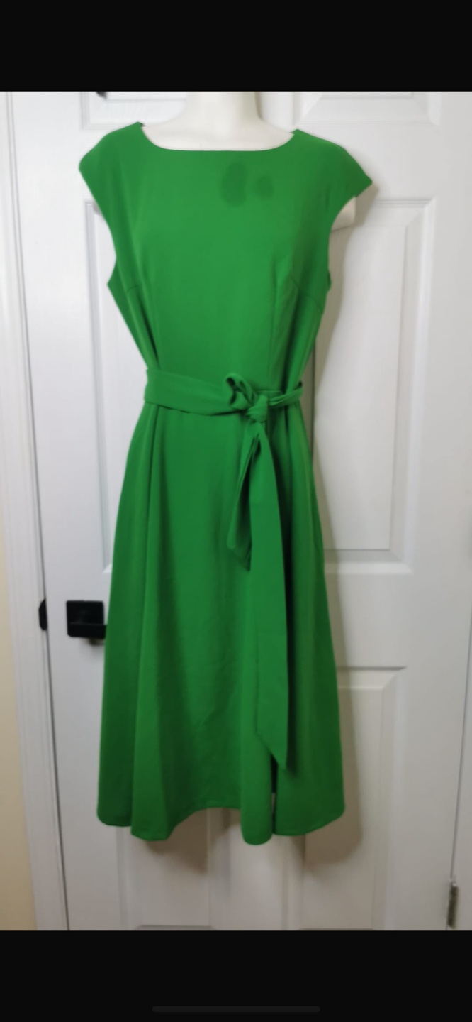 NEW! Dresstells Green Midi Dress with Belt - photo 5