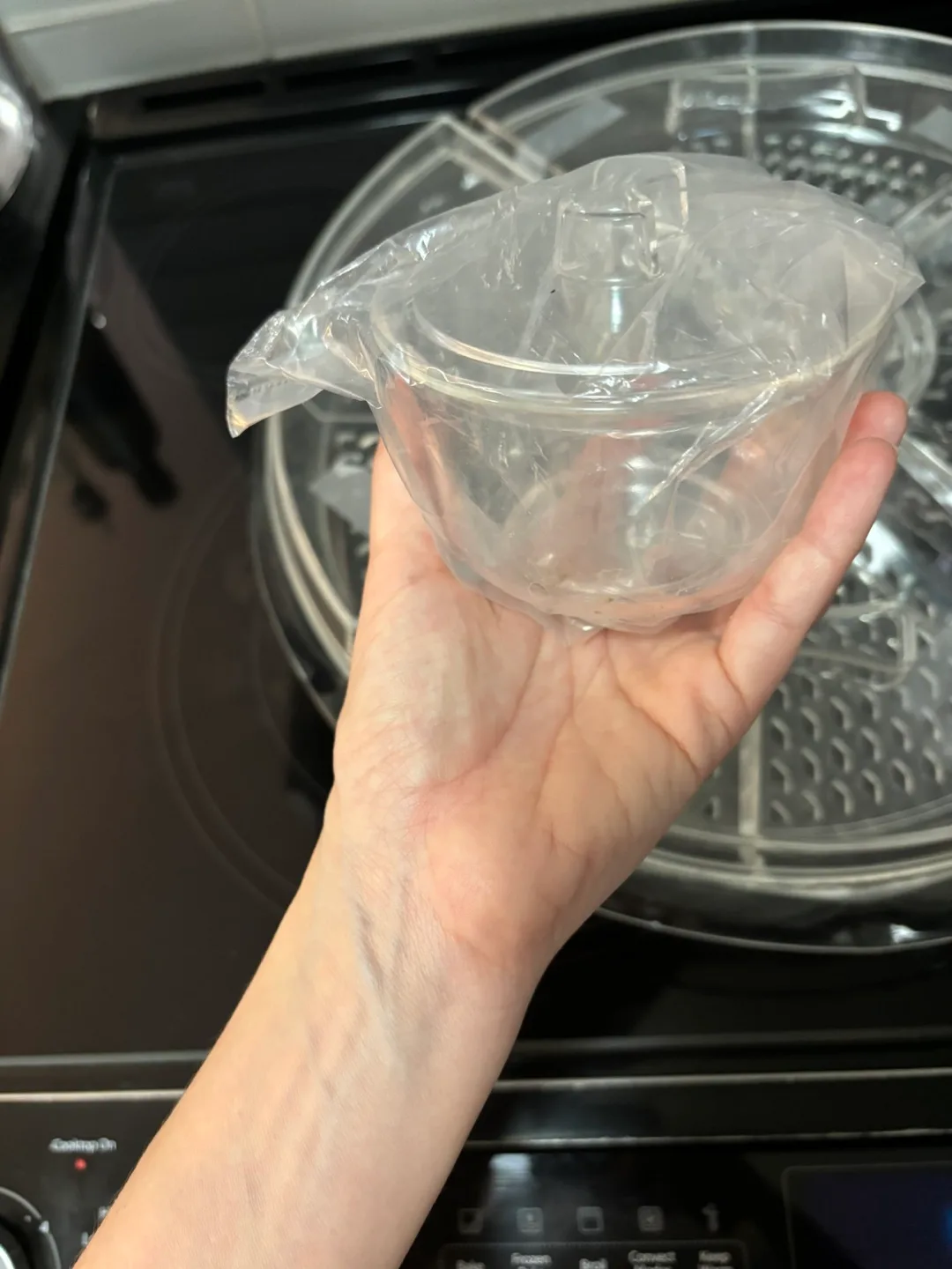 NEW Round Clear Lazy Susan Serving Tray, Large image indicator(2)