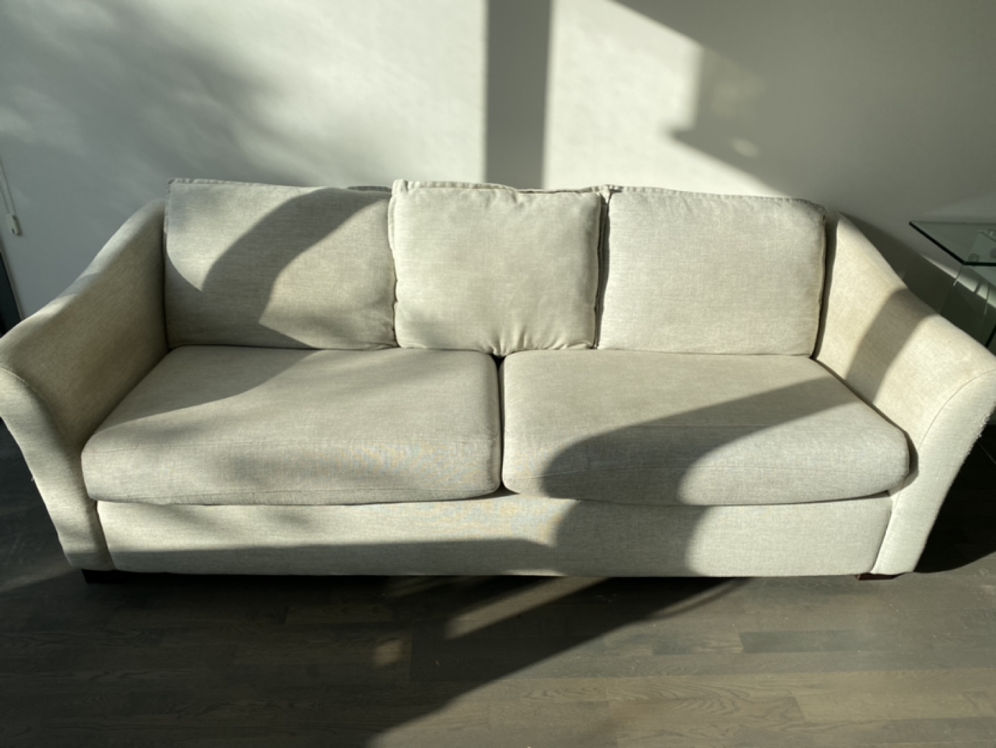 Modern 3 seater sofa grey - photo 2