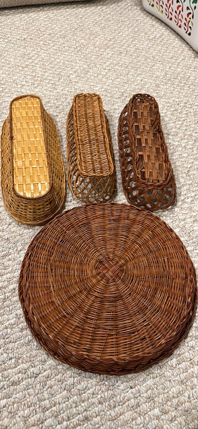 Set of 4 Wicker Baskets - photo 5