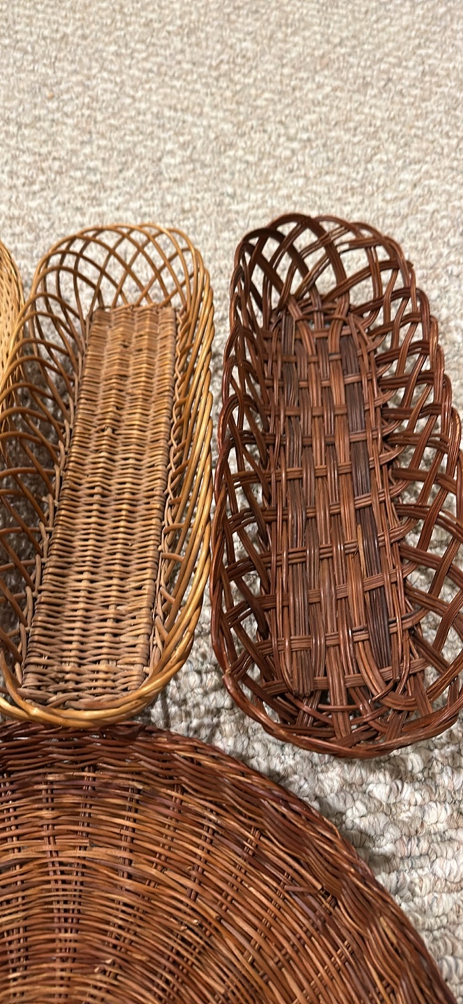 Set of 4 Wicker Baskets - photo 3