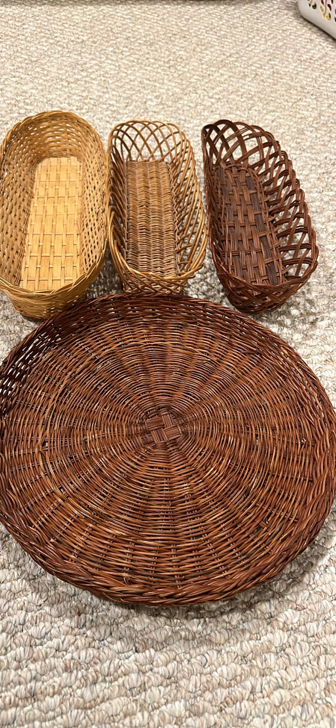 Set of 4 Wicker Baskets - photo 4