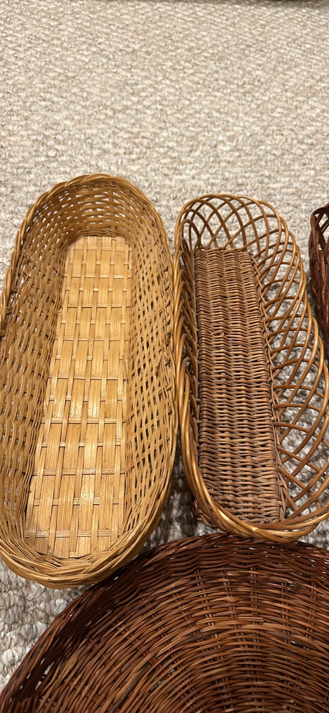 Set of 4 Wicker Baskets - photo 2