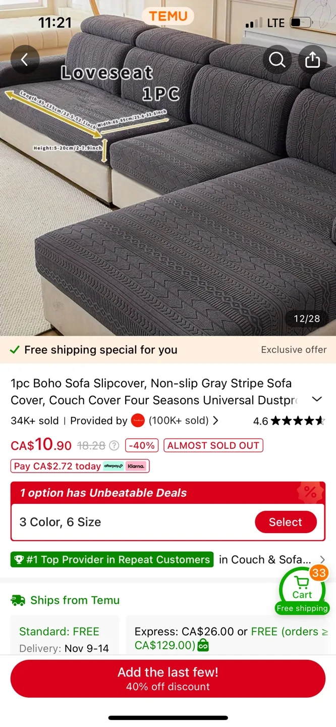 10x Temu Sofa Slipcovers image indicator(6)