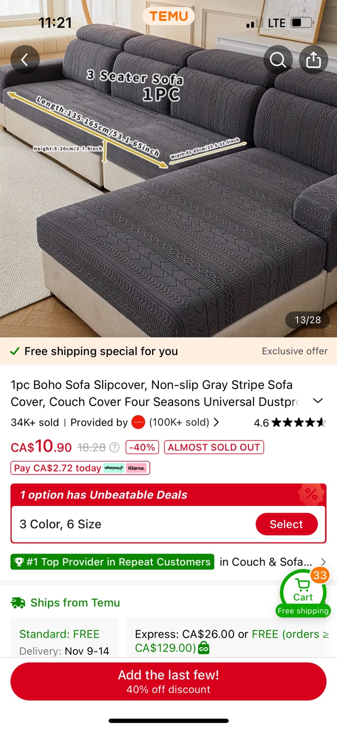 10x Temu Sofa Slipcovers - photo 4