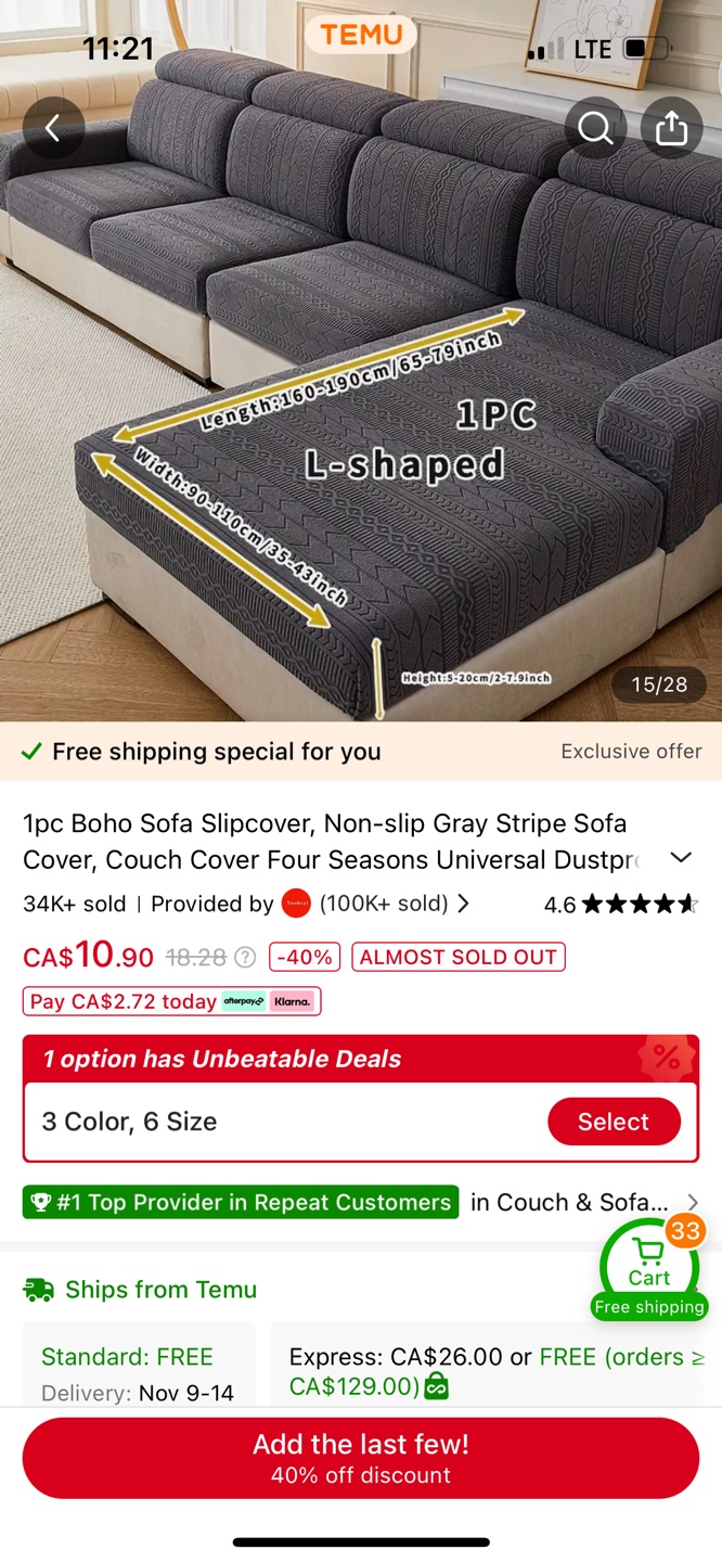 10x Temu Sofa Slipcovers - photo 3
