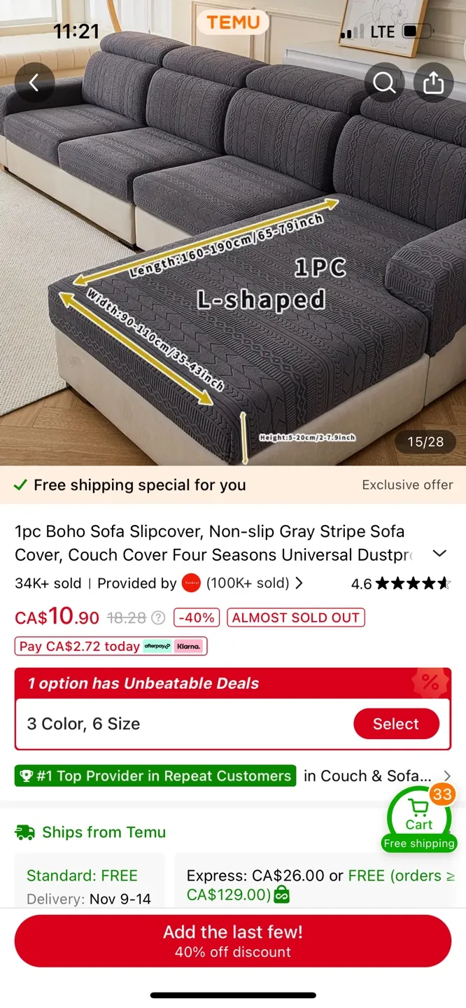 10x Temu Sofa Slipcovers image indicator(3)