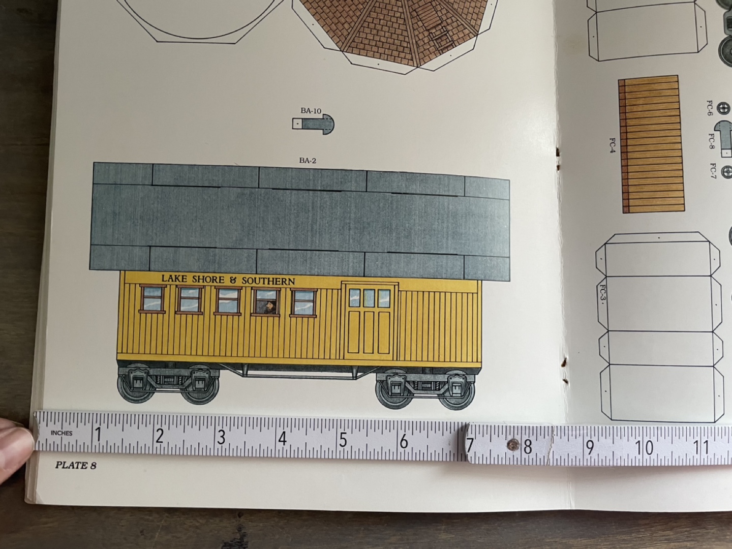 VINTAGE 1980s An Old Fashion Train Cut & Assemble Book - photo 4