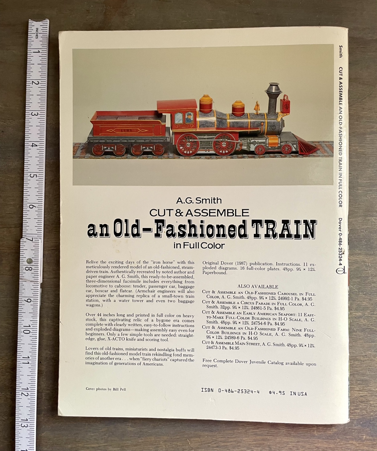 VINTAGE 1980s An Old Fashion Train Cut & Assemble Book - photo 5