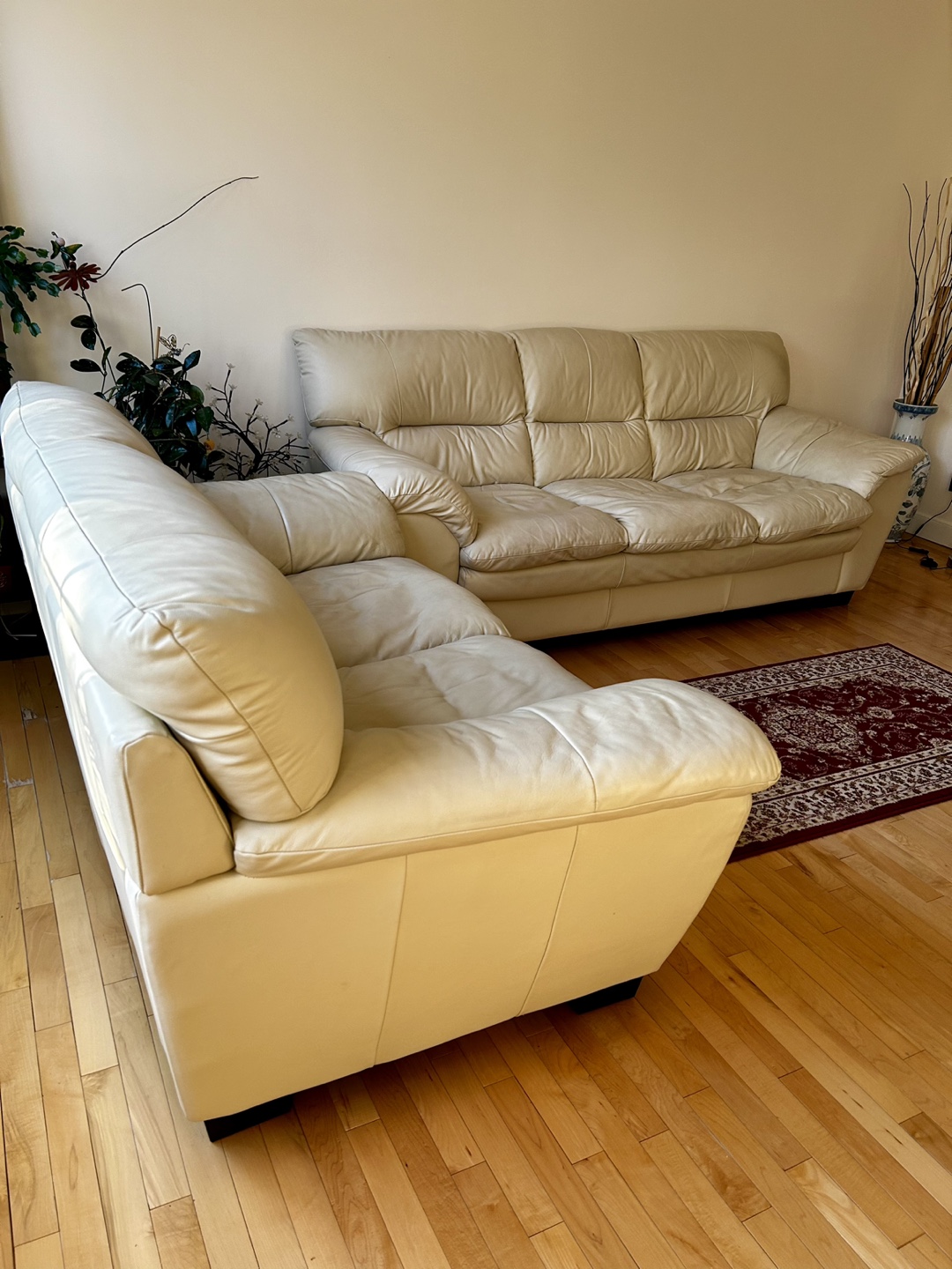 Leather Sofa Set - photo 4