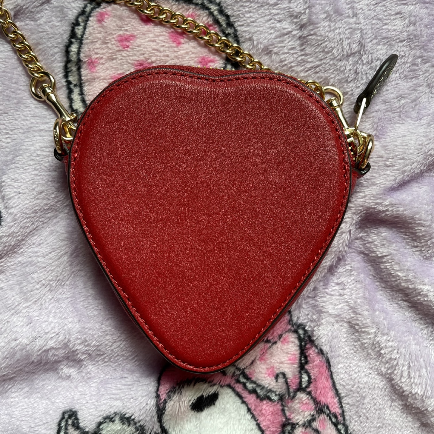 Coach Strawberry Heart Shaped Coin Purse - photo 2