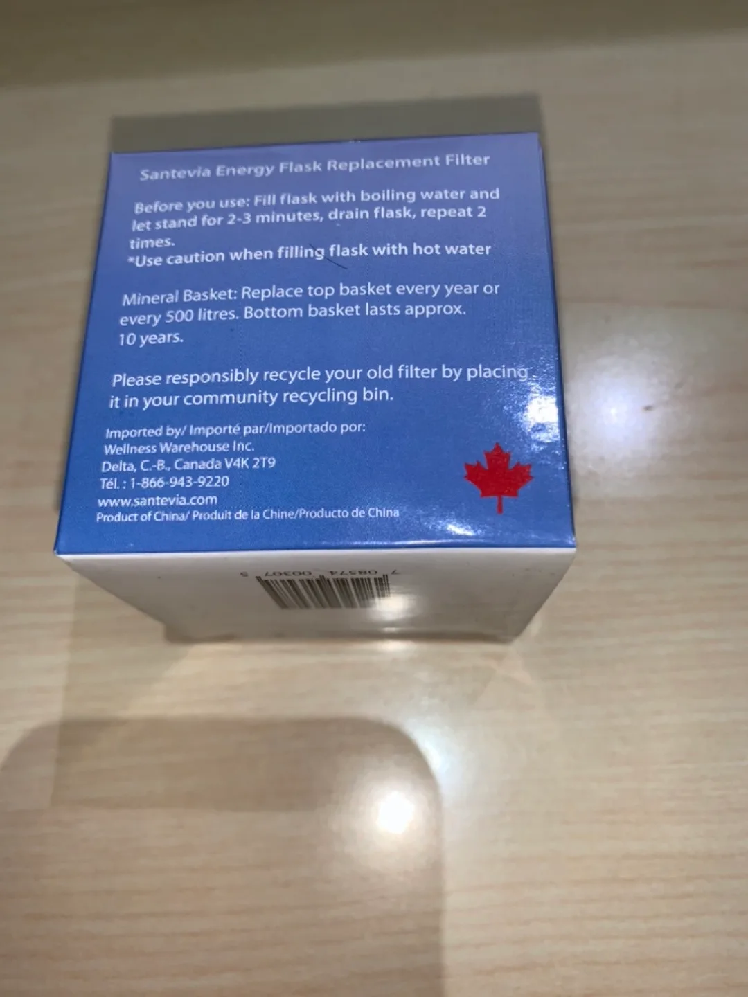Santevia Energy Flask Mineral Basket image indicator(2)