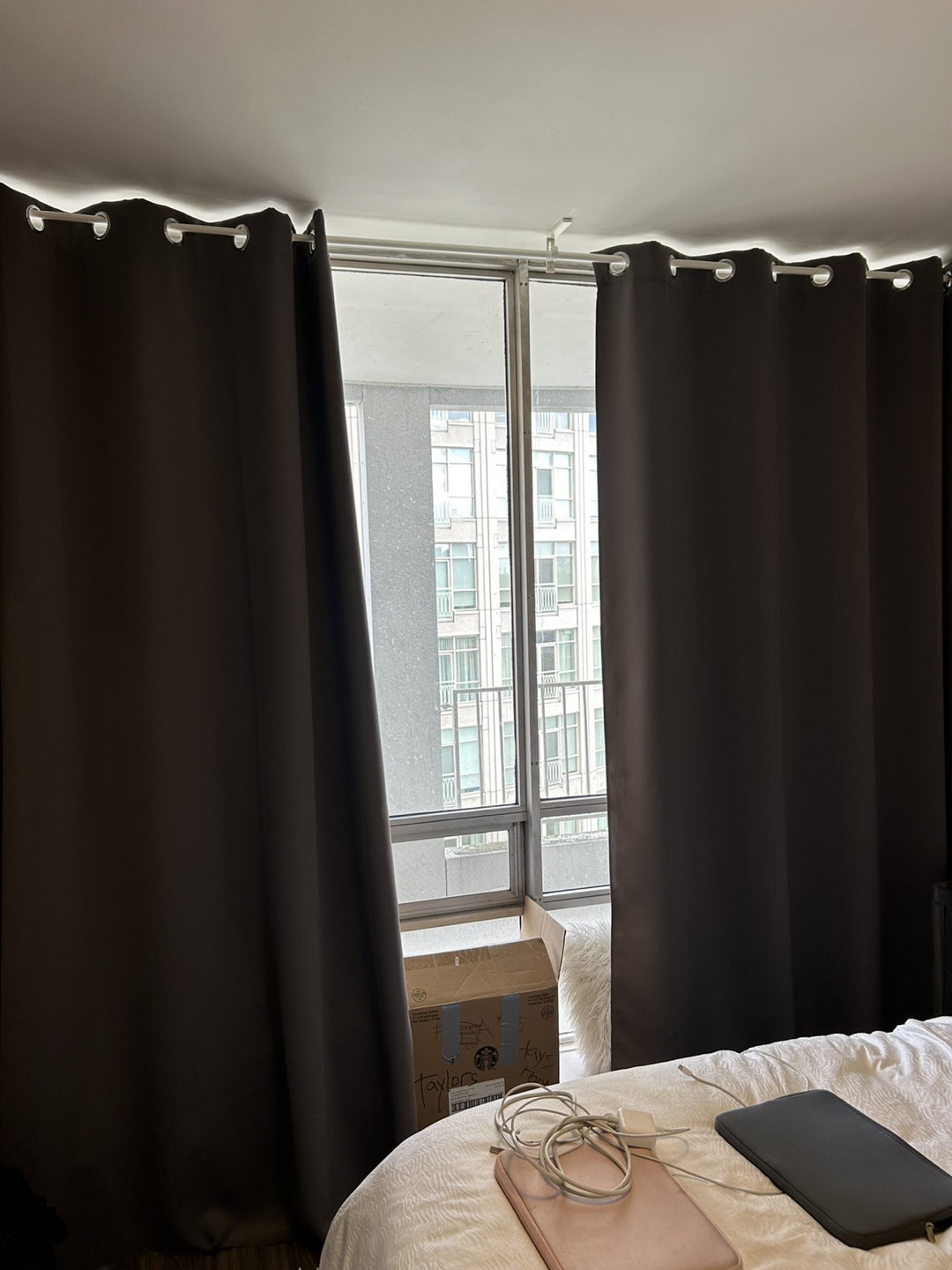 Dark Grey Blackout Curtains