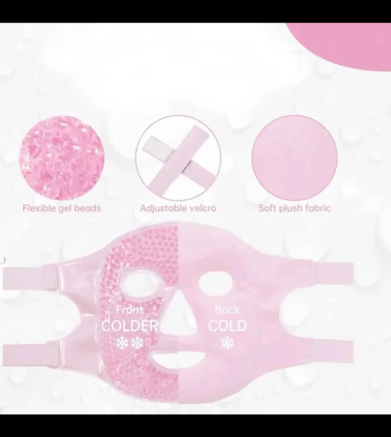 Cold Therapy Mask & 18 Pcs All-In-One Makeup Sponge Set image indicator(3)